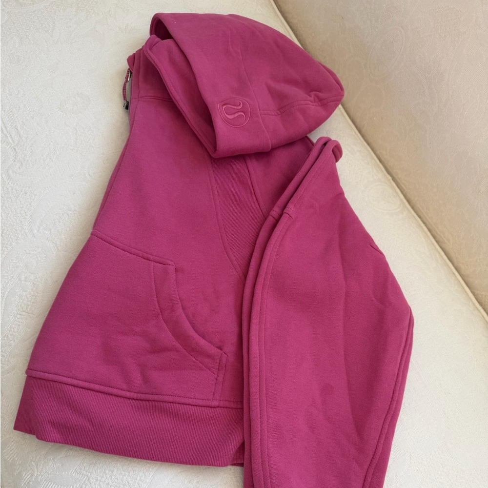 Lululemon Pink Lychee Scuba Half Zip - Size : XS/S
